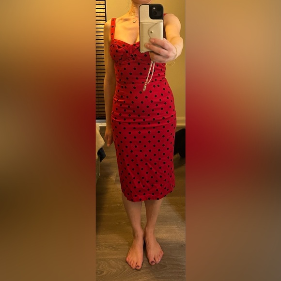 Gorgeous stunning 60’s pinup style dress, worn only a couple of times - Picture 5 of 11